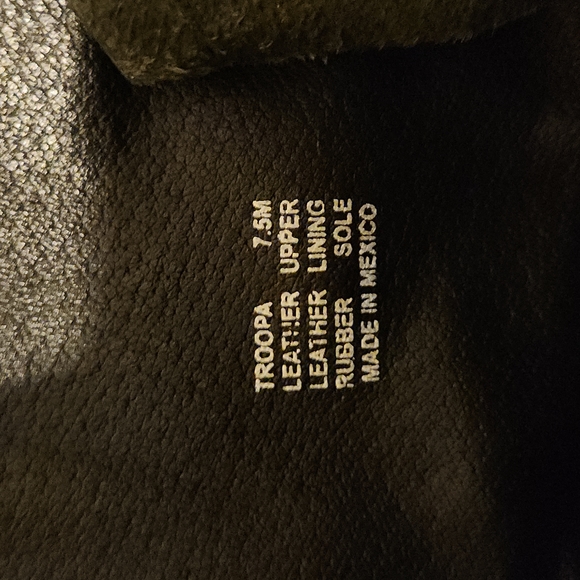 Steve Madden Troopa Black Leather Booties Size 7.5 - Picture 6 of 8